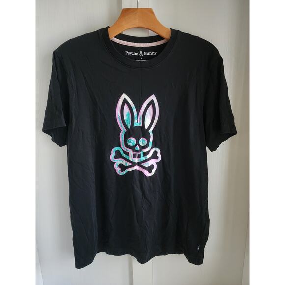 Psycho Bunny Men's Leonard Pima Cotton Logo Graphic Tee Size 5 (medium) palm - Picture 2 of 8